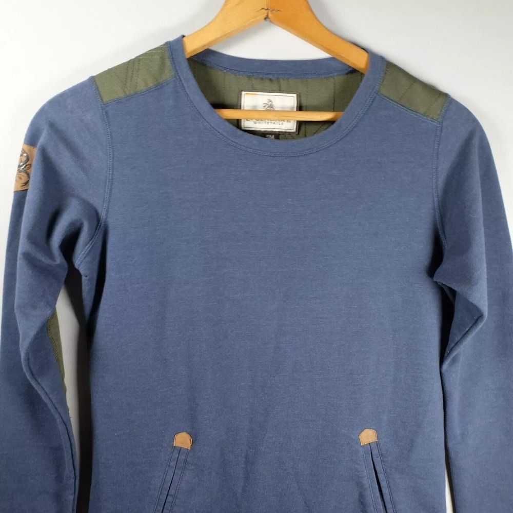 Legendary Whitetails Sweater Men's LARGE Henley Pullover Stretch Hunting Pockets